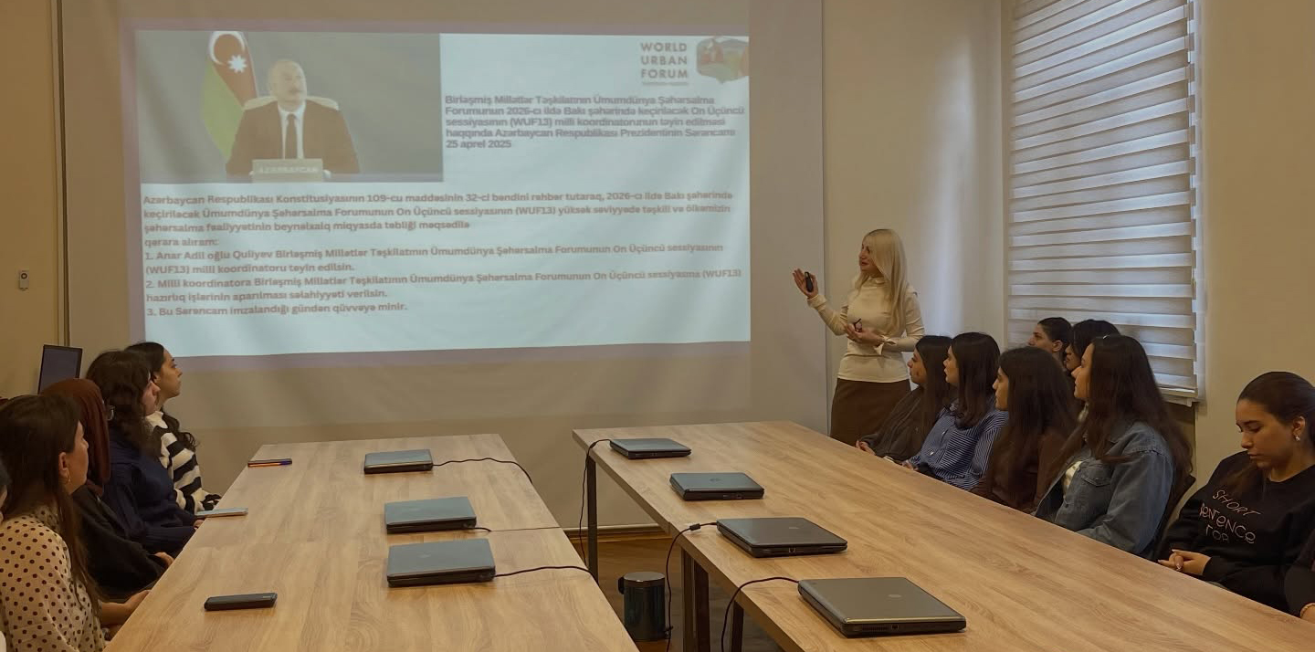Ümumdünya Şəhərsalma Forumu (WUF13) ilə bağlı layihəyə start verilib